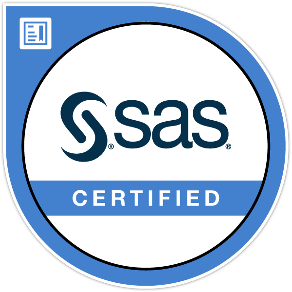 sas certification badge